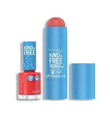 Rimmel Kind & Free Sunset Coral Bundle