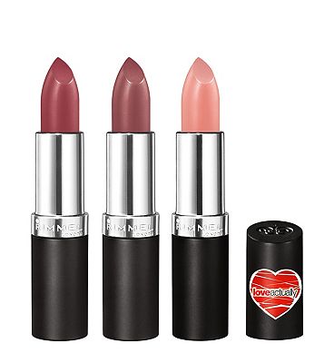 Rimmel Love Actually Limited Edition Festive Lipstick Trio