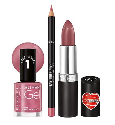 Rimmel Love Actually Limited Edition Festive Lipstick Bundle  Heather Shimmer