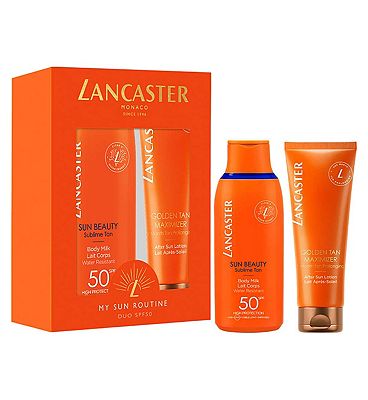 Lancaster body mlk spf 50 & tan max set