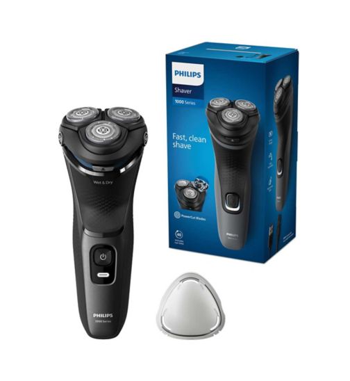 Philips Wet & Dry Electric Shaver Series 1000 with 4D Flex Heads – S1142/00