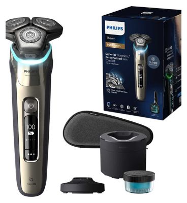Philips Shaver 9000 Series Wet & Dry Electric Shaver with SkinIQ