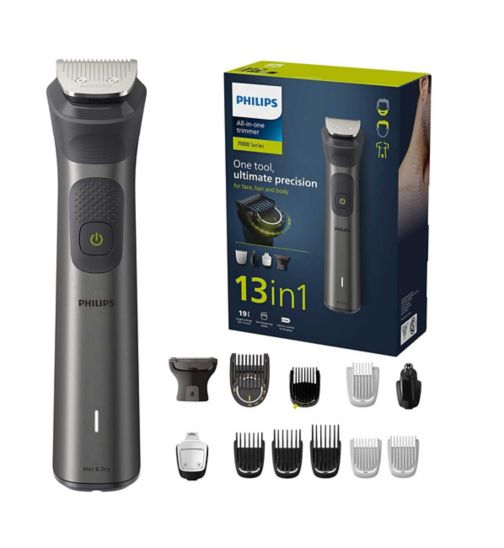 Philips Series 7000, 13-in-1 Multi Grooming Trimmer for Face, Head, and Body MG7920/15