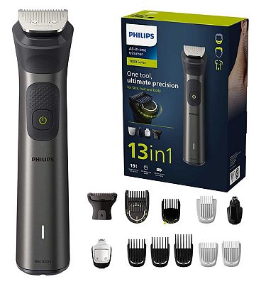 Philips Series 7000, 13-in-1 Multi Grooming Trimmer for Face, Head, and Body MG7920/15