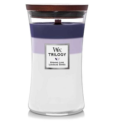 WoodWick Trilogy Large Hourglass Evening Luxe 609g