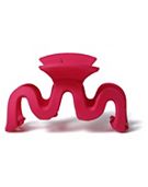 Ribbon & Asher wave hair claw pink matte