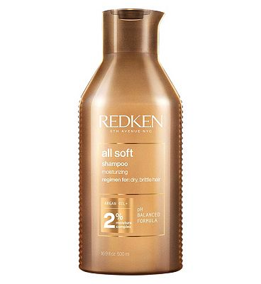 REDKEN All Soft Shampoo, For Dry Hair, Argan Oil, Intense Softness and Shine 500ml