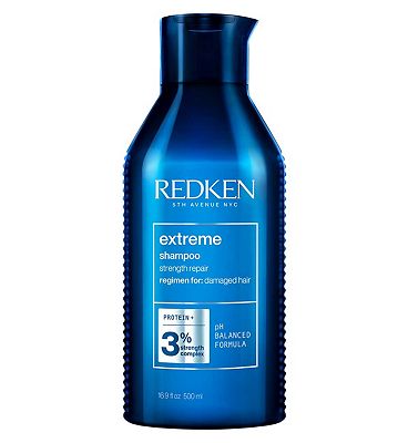 REDKEN Extreme Shampoo, For Damaged Hair with Protein, Repairs Strength & Adds Flexibility 500ml