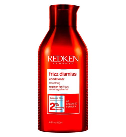 REDKEN Frizz Dismiss Conditioner, Babassu Oil, Adds Shine and Smooths Frizzy Hair 500ml