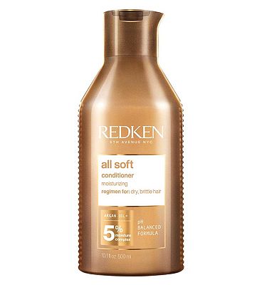 REDKEN All Soft Conditioner, For Dry Hair, Argan Oil, Intense Softness and Shine 500ml