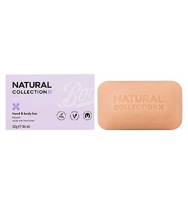Natural Collection Hand & Body Bar Bloom Rose & Pink Pepper 100g