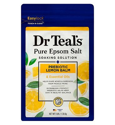 Dr Teals Prebiotic Lemon Balm & Sage Salts 1.36kg