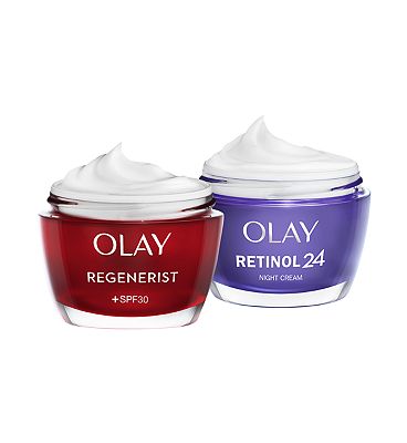 Olay Prevent & Reverse Duo - Regenerist & Retinol - Bundle