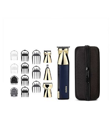 BaByliss Super-X Metal 15 in 1 Multi-Trimmer - Gold/Navy