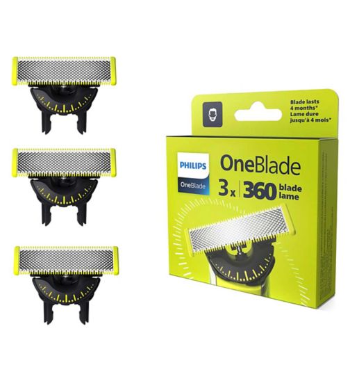 Philips OneBlade 360 Blades for Face 3 Pack - QP430/50