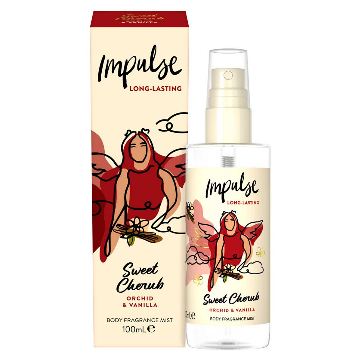 Impulse Sweet Cherub Body Mist 100Ml