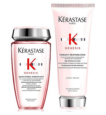 Krastase Genesis Shampoo and Conditioner Set, Anti-Hair-Fall Routine to Maintain Weakened Hair Prone