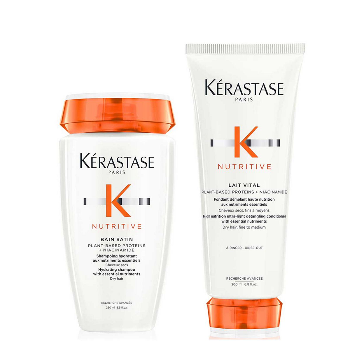 Kerastase Kérastase Nutritive Shampoo And Conditioner Set, Hydrating Routine For Dry Hair, With Niacinamide, Duo Set