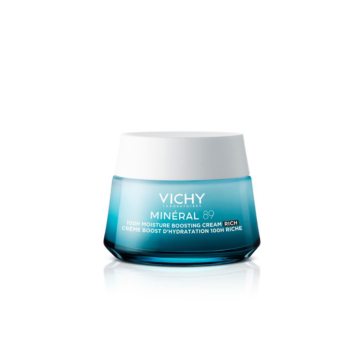 Vichy Minéral 89 100H Hyaluronic Acid Rich Hydrating Cream, Dry Skin 50ml
