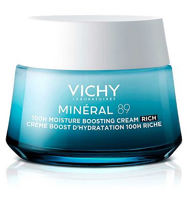 Vichy Minral 89 100H Hyaluronic Acid Rich Hydrating Cream, Dry skin 50ml