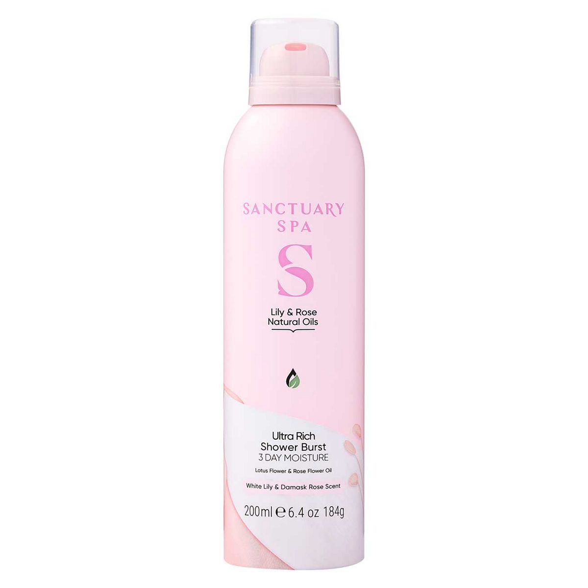 Sanctuary Spa Lily & Rose Natural Oils Ultra Rich Shower Burst200 ml, 200ml