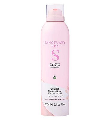 Sanctuary Spa Lily & Rose Natural Oils Ultra Rich Shower Burst 200ml