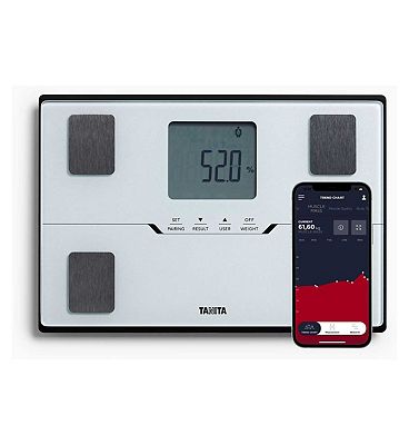 TANITA BC-401 Smart Travel Size Body Composition Scale - White