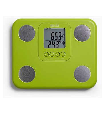 TANITA BC-730 Lightweight Travel Body Composition Scale - Green