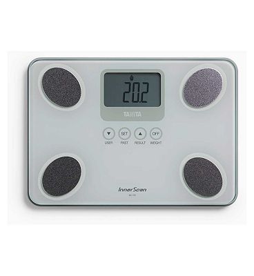 Tanita Compact and Streamlined Body Composition Scale White