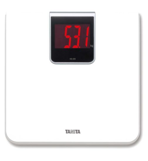 Tanita Durable Digital Personal Bathroom Scale White