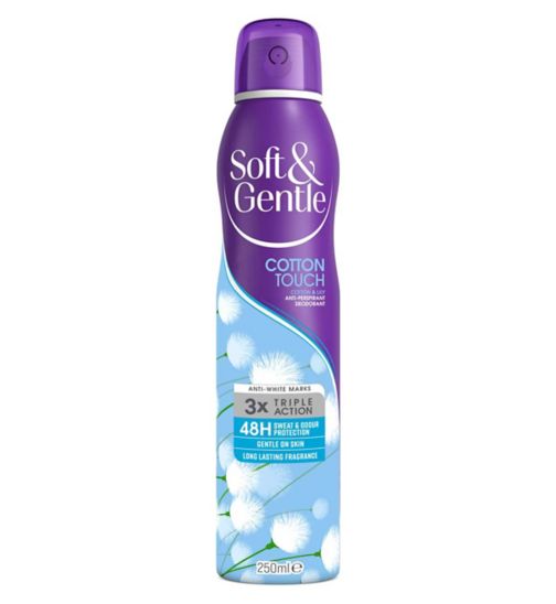 Soft & Gentle Cotton Touch 48H Anti-Perspirant Deodorant Spray 250ml