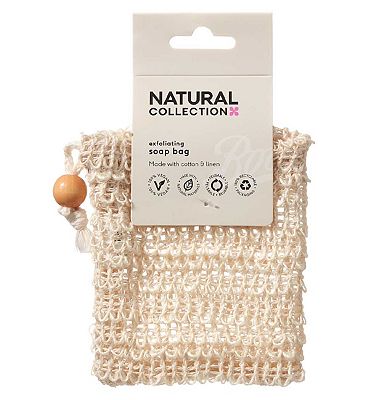 Natural Collection exfoliating soap bag