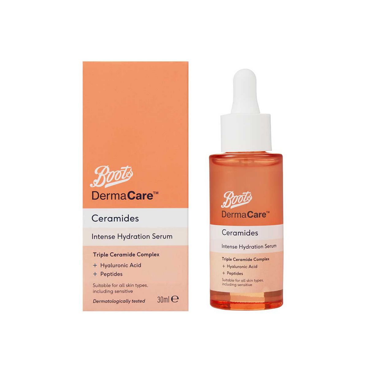 Boots Dermacare Ceramides Intense Hydration Serum 30Ml