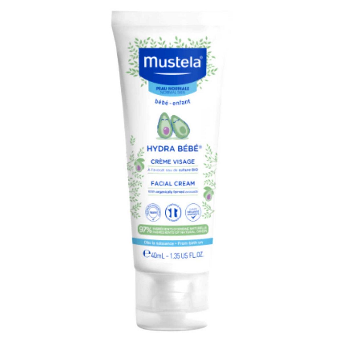 Mustela Hydra Bebe Facial 40Ml Cream
