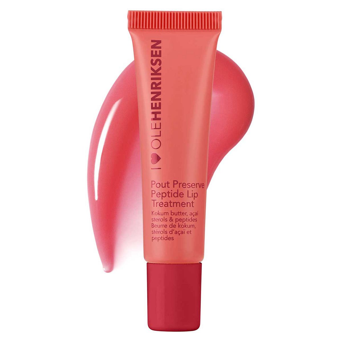 Ole Henriksen Pout Preserve Hydrating Peptide Lip Treatment Strawberry Sorbet 12ml