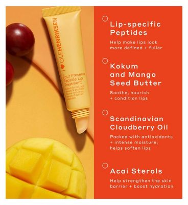 Ole Henriksen Pout Preserve Hydrating Peptide Lip Treatment Cocoa Creme 12ml (27)