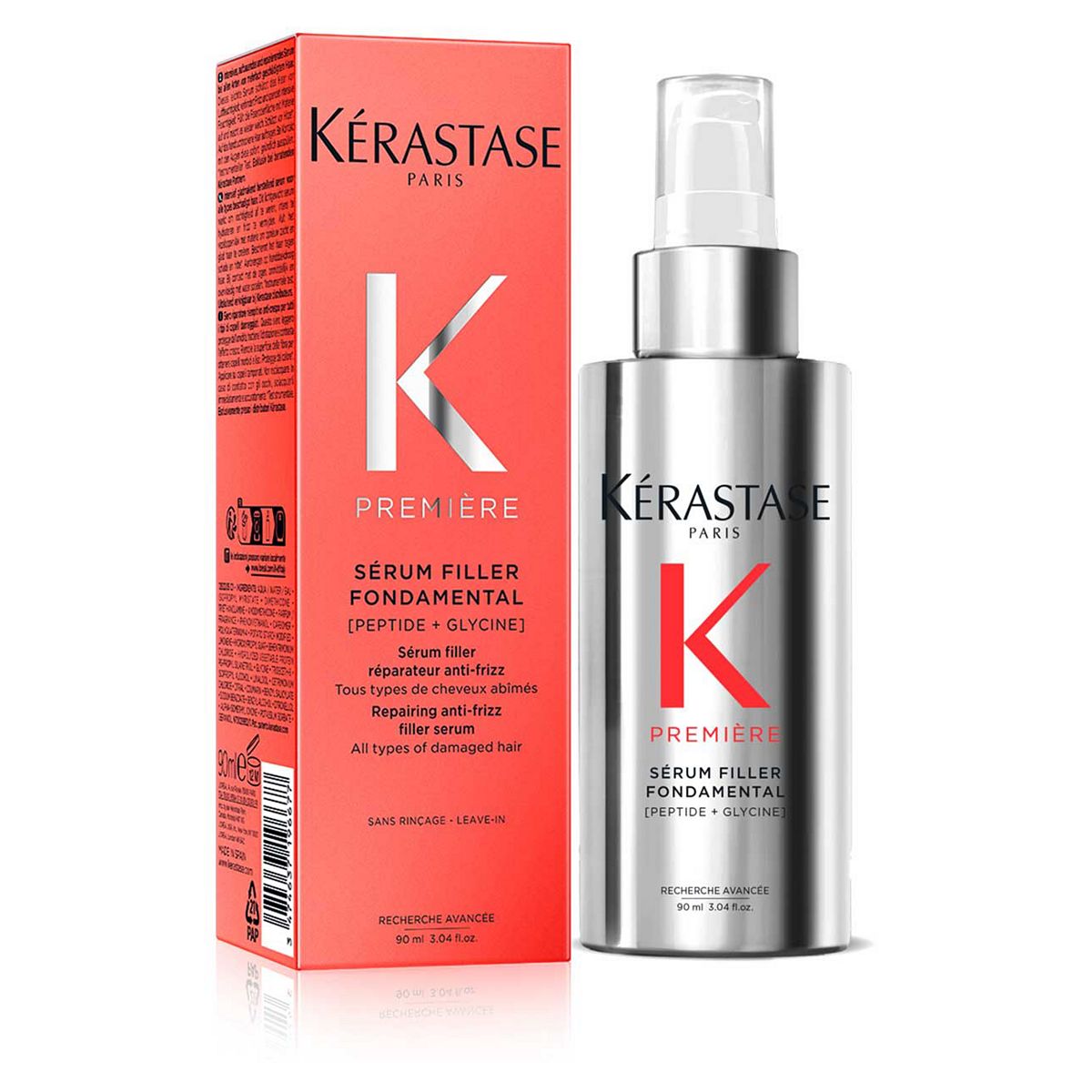 Kerastase Kérastase Première Repairing Anti-Frizz Filler Heat Protecting Hair Serum For Damaged With Peptides And Glycine 90ml