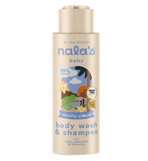 Nala's Baby Body Wash & Shampoo Vanilla Cloud 400ml