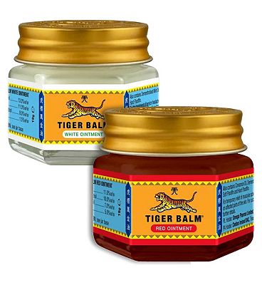 Tiger Balm Red Ointment 19g & White Ointment 19g Bundle
