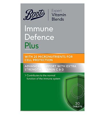 Boots Expert Vitamin BlendsImmune DefencePlus, 30 Tablets