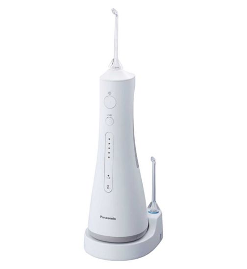 Panasonic Rechargeable Oral Water Irrigator with Ultrasonic Technology with 5 Pressure Settings Ew1511W511