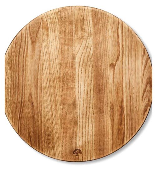 Barbary & Oak Hoxton Vintage Chopping Board Round Ash Wood