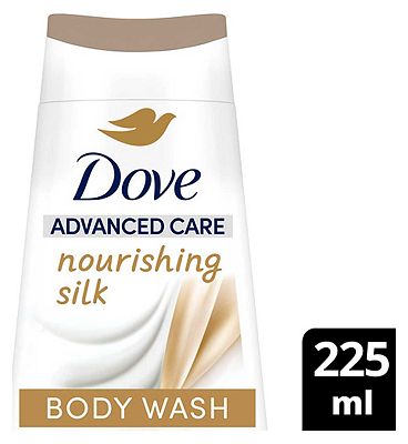 Dove Advanced Care Body Wash Nourishing Silk Skin Natural Nourishers 225ml