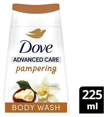 Dove Advanced Care Body Wash Pampering Shea Butter & Vanilla 225ml