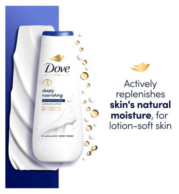Dove Advanced Care Body Wash Deeply Nourishing Skin Natural Nourishers 400ml (7)
