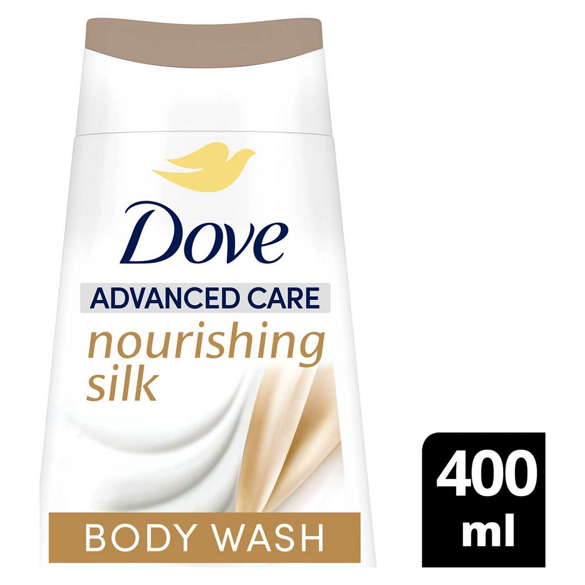 Dove Advanced Care Body Wash Nourishing Silk Skin Natural Nourishers 400ml