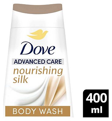 Dove Advanced Care Body Wash Nourishing Silk Skin Natural Nourishers 400ml