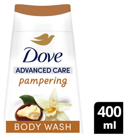Dove Advaned Care Body Wash Pampering Shea Butter & Vanilla 400ml