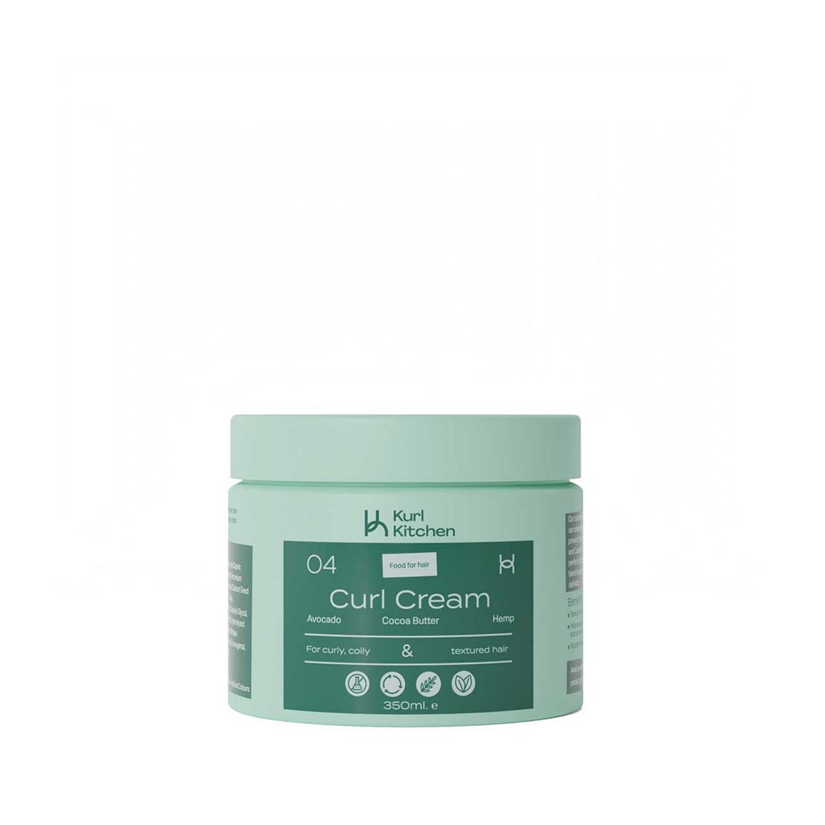 Kurl Kitchen Avocado Cocoa Butter Hemp Curl Cream 350ml