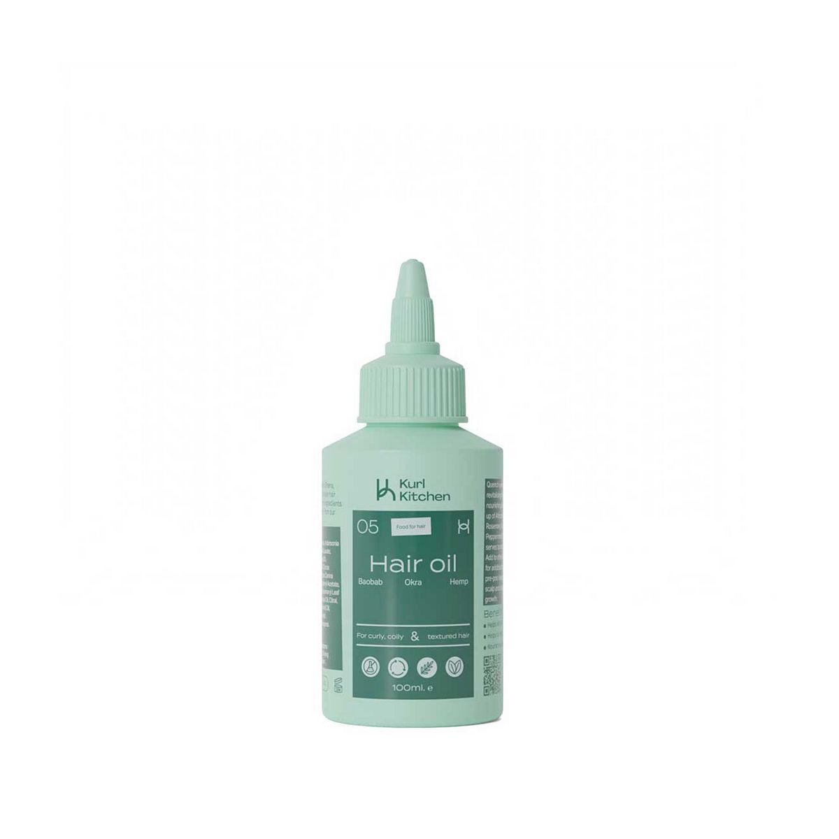 Kurl Kitchen Baobab Okra Hemp Hair Oil 100ml